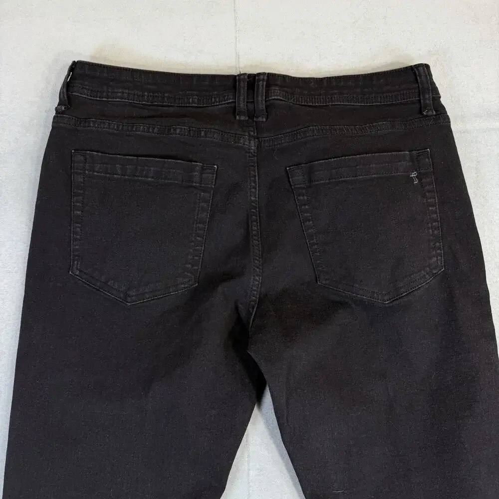 The Perfect Jean NYC Jeans Mens 33x30 Black Slim Fit Dark Wash Stretch Denim